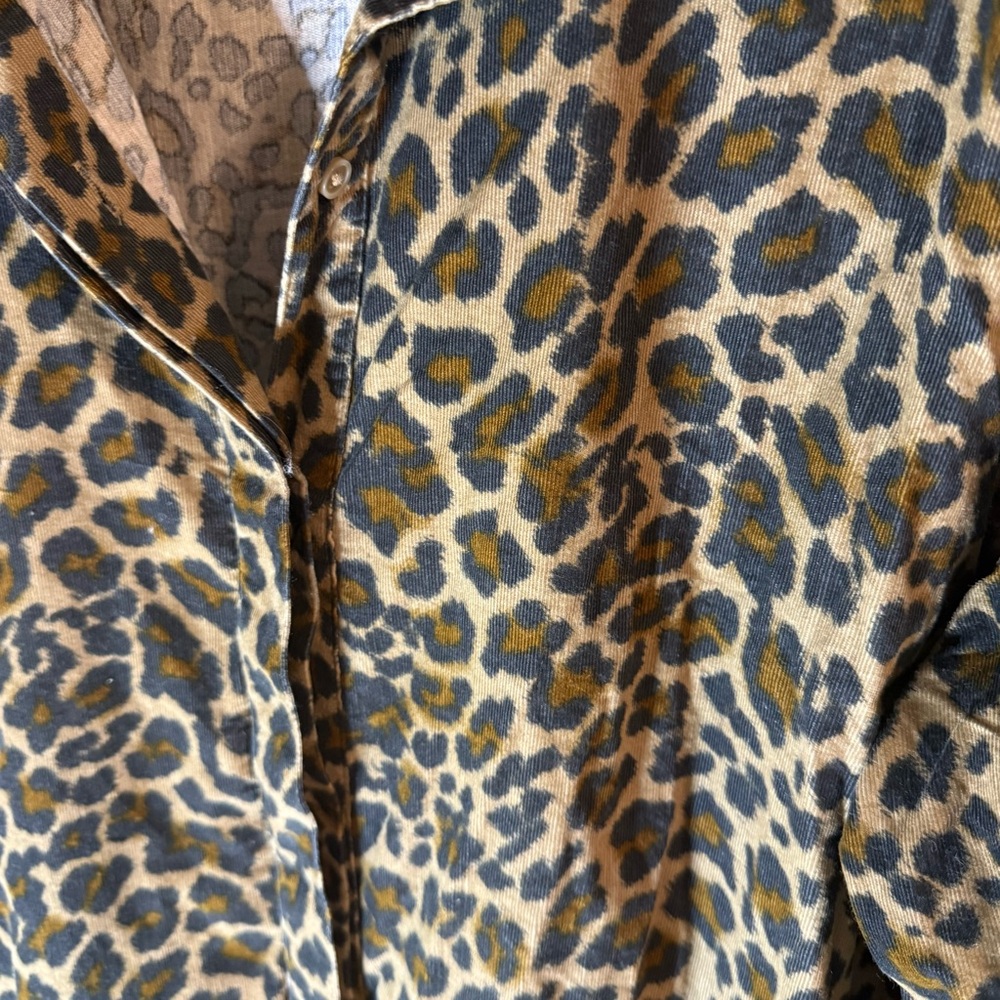 St. John’s Bay Leopard Corduroy Shirt Dress XXL NWT - Picture 4 of 7